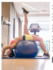 Irina K Fitness training session
